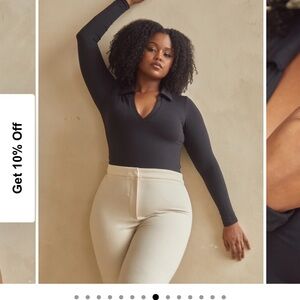 Klassy Network Polo Bodysuit